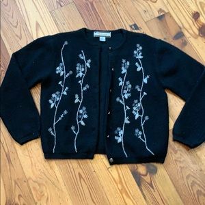 Wool embroidered jacket